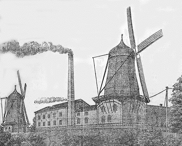 Herlufsholm Dampm�lle 1886