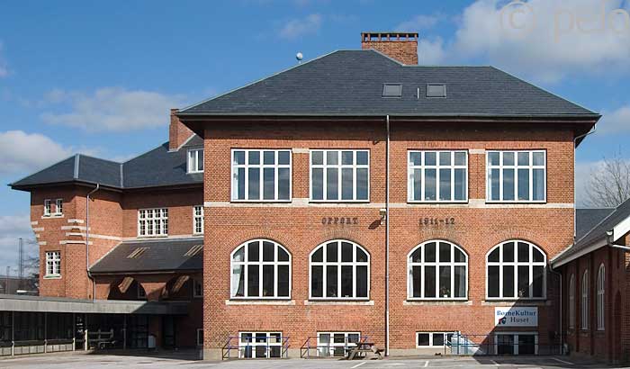 Skolen p� Jernbanegade