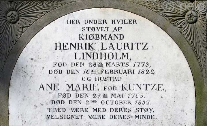 Henrik Lindholms grav