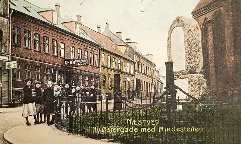 postkort sendt 1906, udsnit