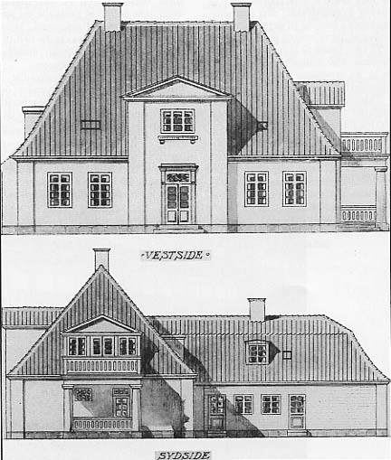 Sandagerhus, arkitekttegning
